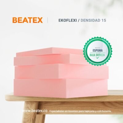 Espuma densidad 15 ekoflexi beatex a
