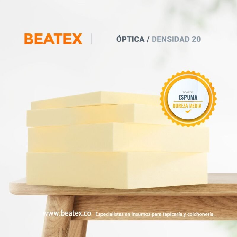 Espuma densidad 20 Optica beatex a