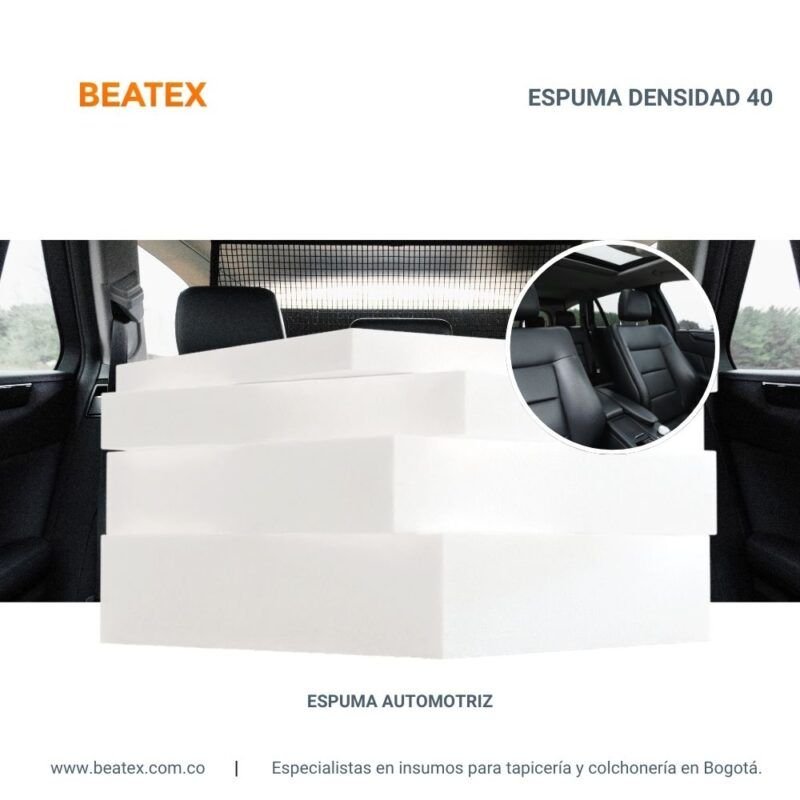 Espuma Auto Densidad 40